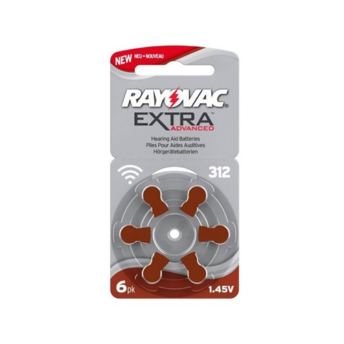 Rayovac Extra Advanced 312  Μπαταρίες Ακουστικών Βαρηκοΐας  Extra Advanced 312 (RAYPR41)