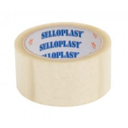 SELLOPLAST Αυτοκόλλητη ταινία SEL-005, διάφανη, 48mm, 60m, 6τμχ