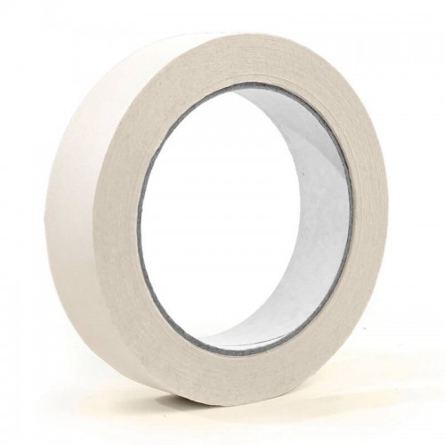 SELLOPLAST Χαρτοταινία Masking 60°C λευκή SEL-007, 19mm, 40m, 8τμχ