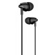 USAMS earphones με μικρόφωνο EP-39, 3.5mm σύνδεση, Φ10mm, 1.2m, μαύρα