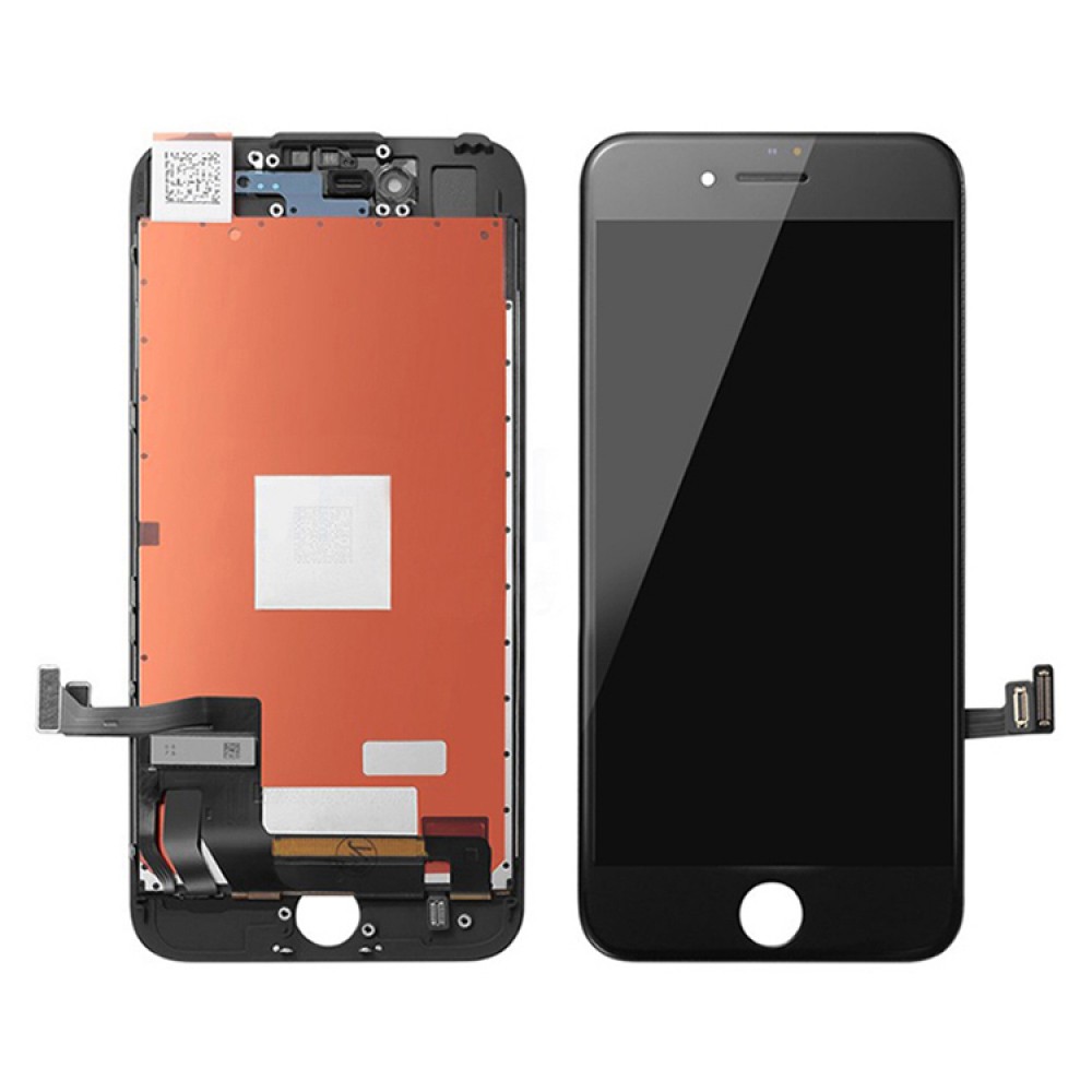 TW INCELL LCD ILCD-007 για iPhone 7, camera-sensor ring, earmesh, μαύρη