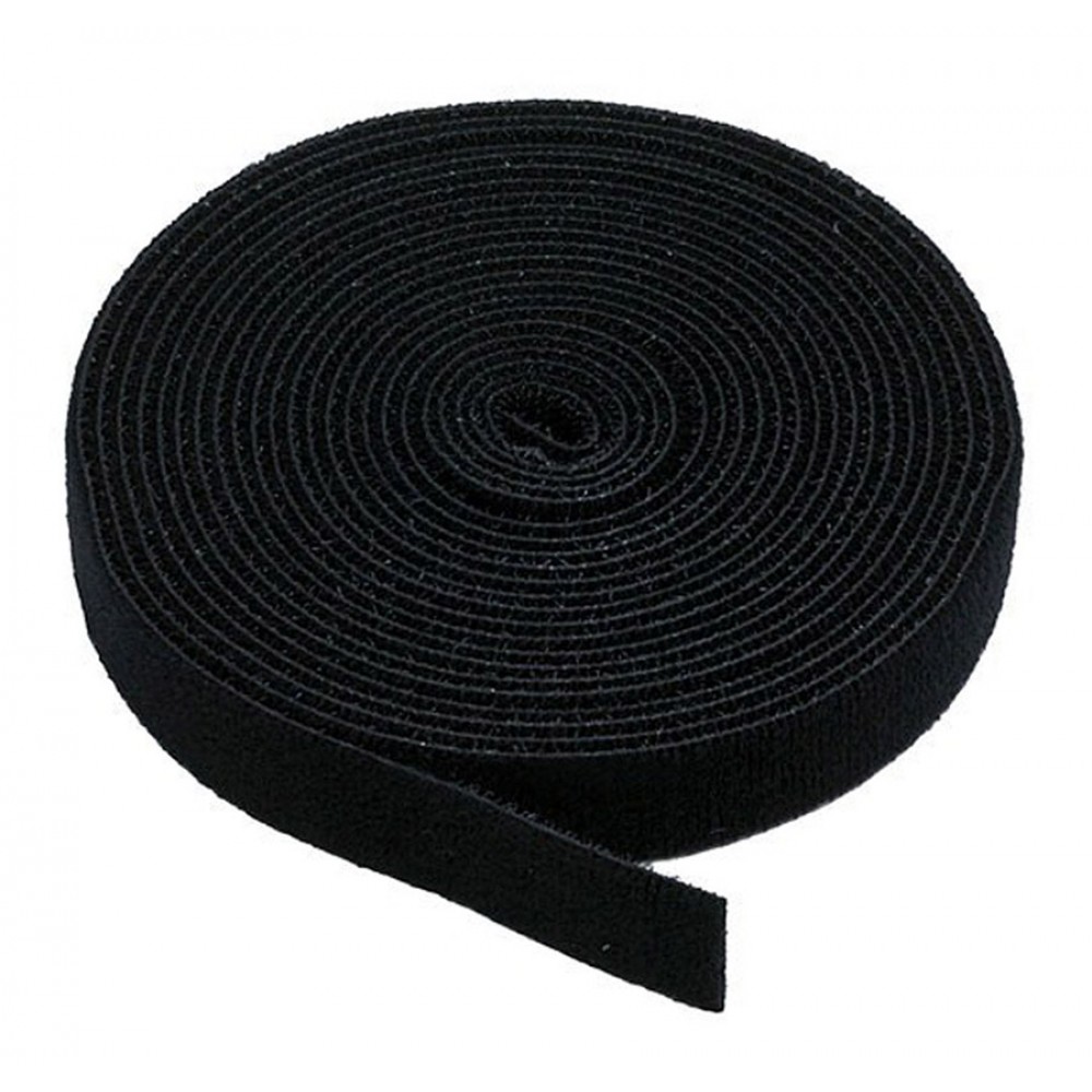 POWERTECH ταινία τύπου velcro πολλαπλών χρήσεων, 20mm, 3m, Black