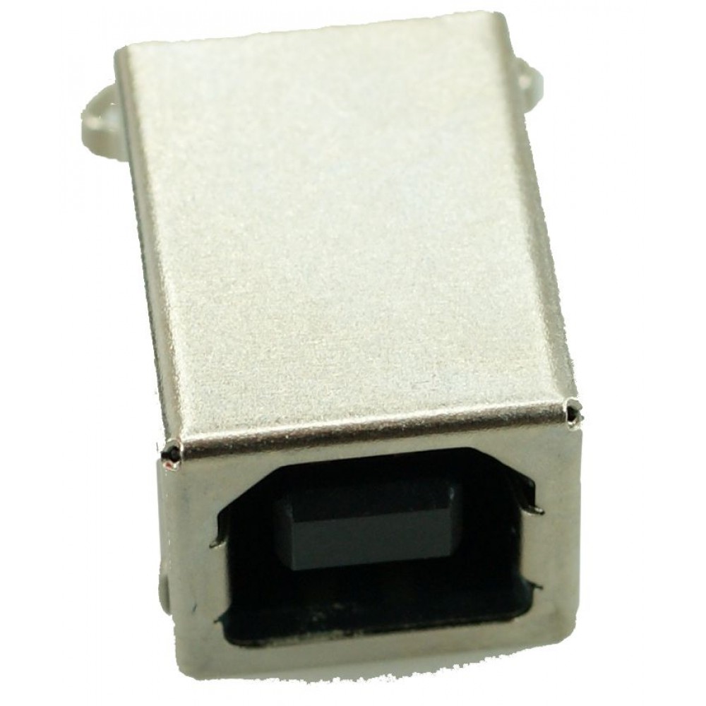 USB 2.0 Connector B TYPE, MID Solder in, Copper, Gold