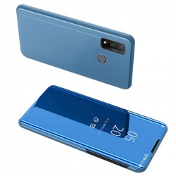 POWERTECH θήκη Clear view MOB-1516, Huawei P Smart 2020, μπλε