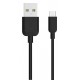 USAMS καλώδιο USB σε USB-C US-SJ099 U-Turn, 10.5W, 1m, μαύρο