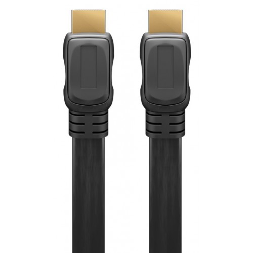 GOOBAY καλώδιο HDMI με Ethernet 31928, flat, 4K 3D, 30AWG, 3m