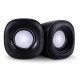 POWERTECH ηχεία Essential sound PT-844, 2x 3W, 3.5mm, μαύρα