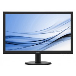 PHILIPS used οθόνη 243V5LHAB LED, 24" FULL HD, DVI/VGA, Grade A