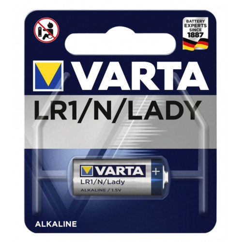 VARTA αλκαλική μπαταρία LADY LR1 N, 1.5V, 1τμχ