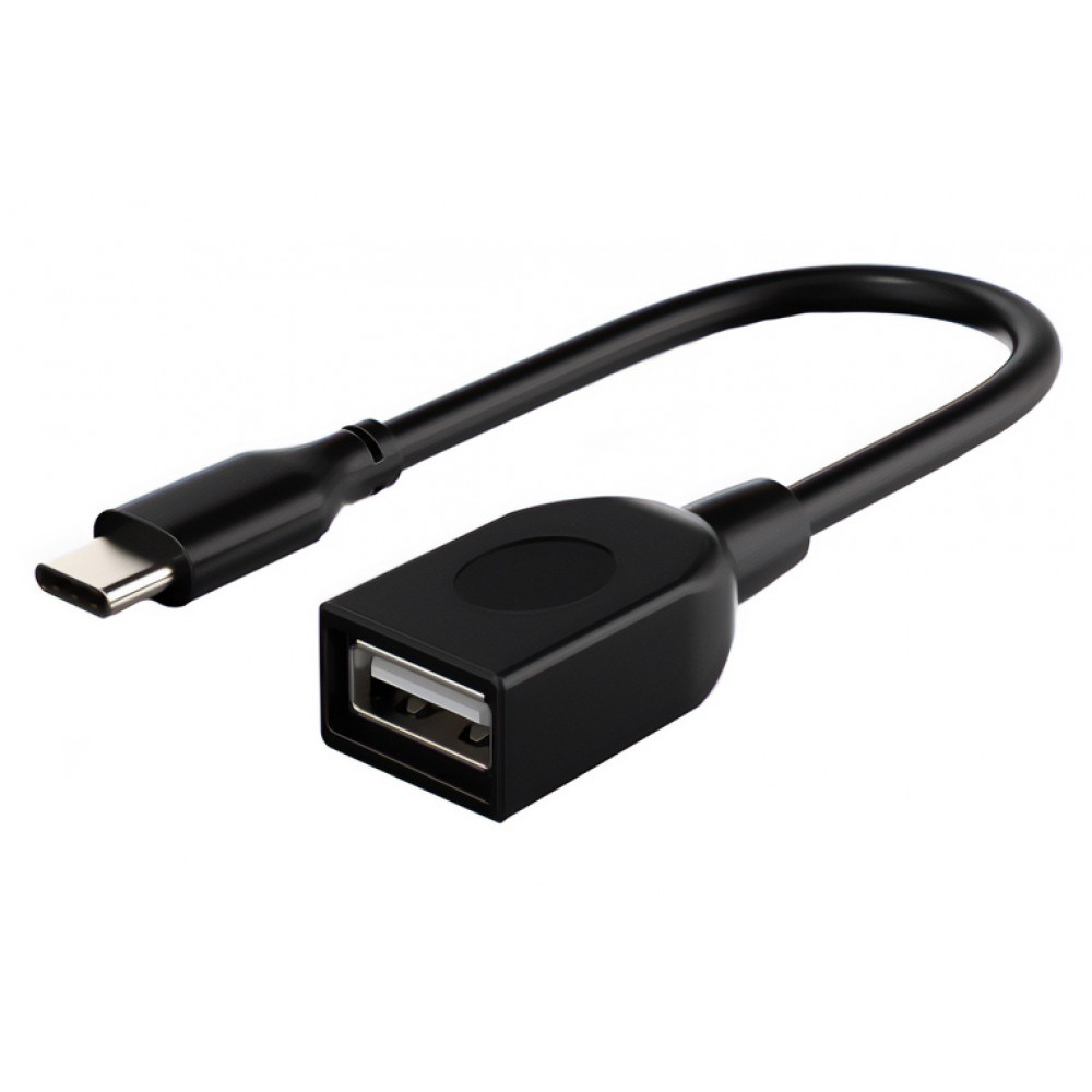 CABLETIME καλώδιο USB-C σε USB CMAF2, 480Mbps, 0.15m, μαύρο