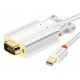 CABLETIME καλώδιο mini DisplayPort σε VGA CT-05G, 1080p, 1.8m, λευκό