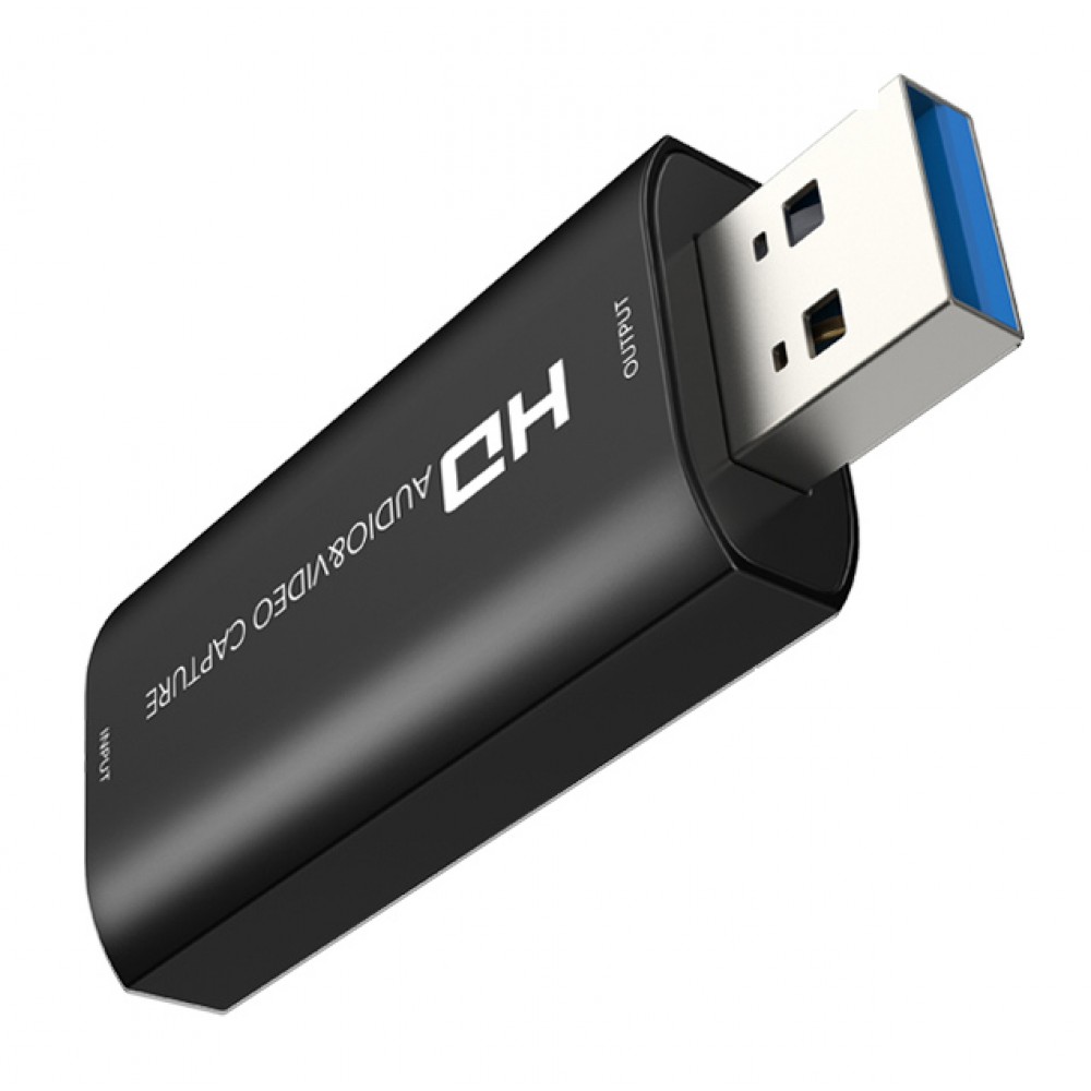 CABLETIME video capture CT-HVC-AB, HDMI/USB σύνδεση, 4K/30Hz, μαύρο