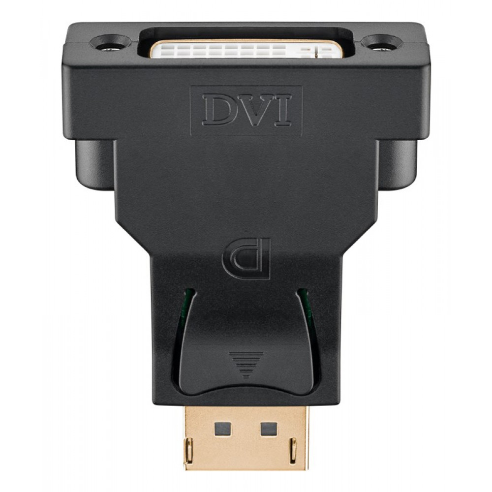 GOOBAY αντάπτορας DisplayPort σε DVI-D 1.1 51720, gold-plated, μαύρος