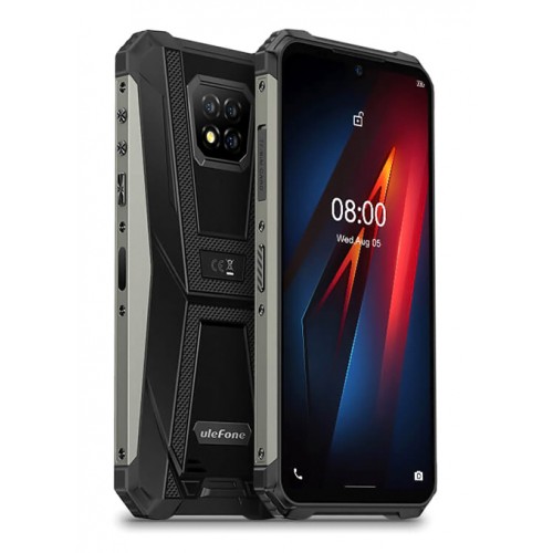 ULEFONE Smartphone Armor 8, IP68/IP69K, 6.1, 4/64GB, 5580mAh, μαύρο