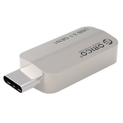 ORICO αντάπτορας USB-C σε USB 3.1 CTA2, 5Gbps, 3A, ασημί