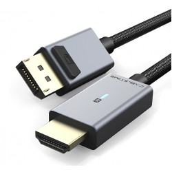 CABLETIME καλώδιο DisplayPort σε HDMI CT-P02G4K, 4K, 1.8m, μαύρο