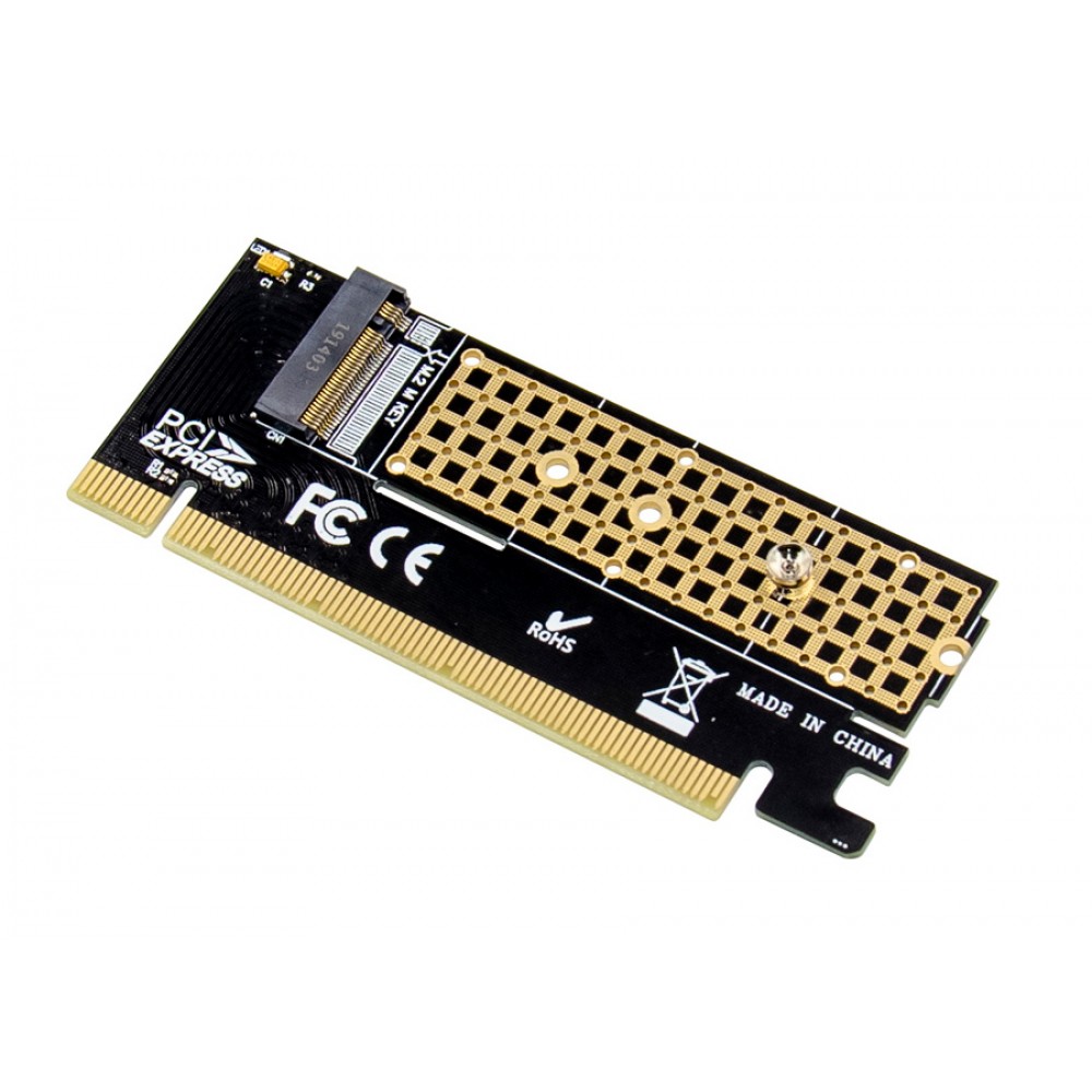 POWERTECH κάρτα επέκτασης 16x PCIe σε M.2 M Key NVMe ST529