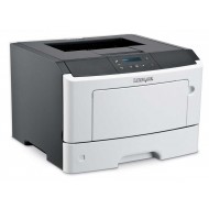 LEXMARK used Printer MS410DN, laser, monochrome, low toner/drum