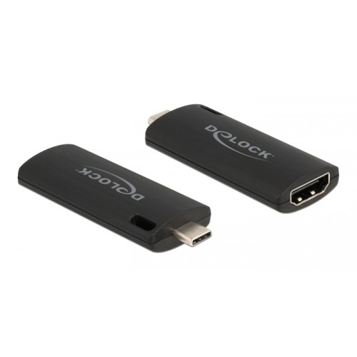 DELOCK video capture 88309, HDMI/USB-C σύνδεση, 4K/30Hz, μαύρο