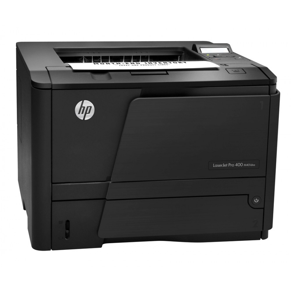 HP used Printer M401DNE, laser, mono, low toner