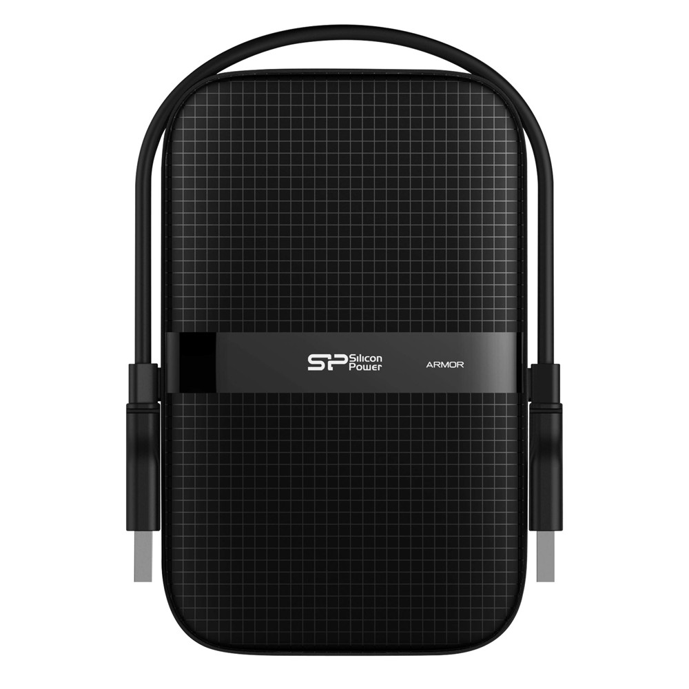 SILICON POWER εξωτερικός HDD Armor A60, 1TB, USB 3.2, μαύρος