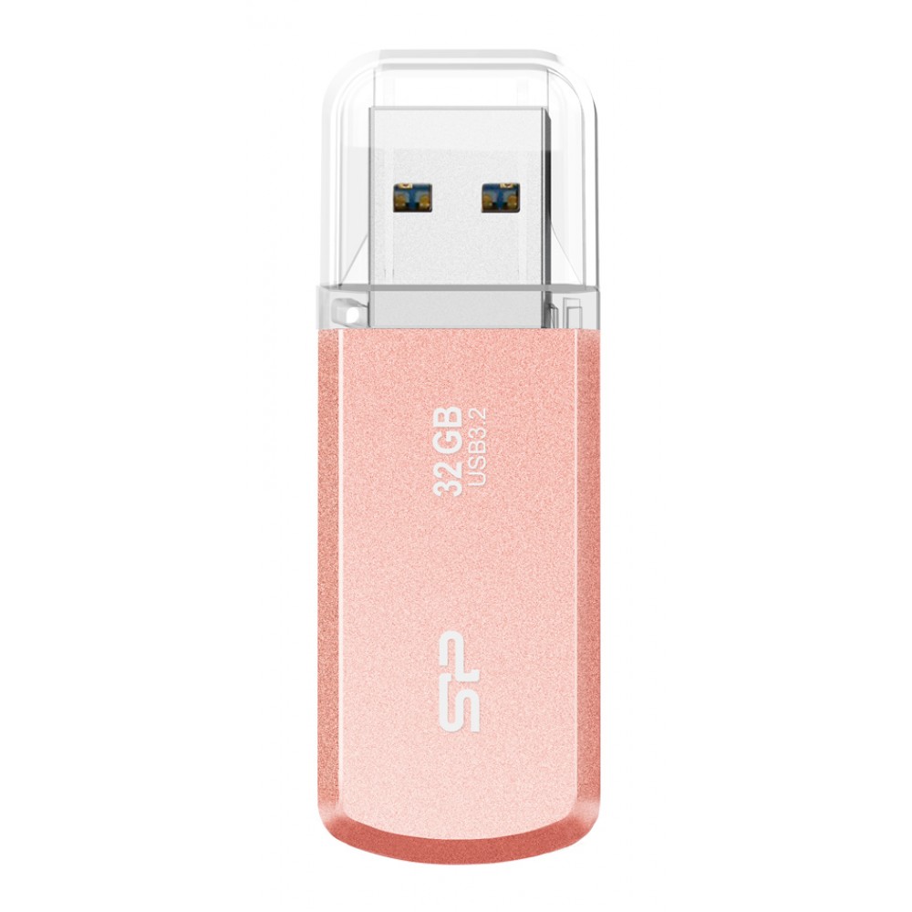 SILICON POWER USB Flash Drive Helios 202, 32GB, USB 3.2, ροζ χρυσό