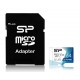 SILICON POWER κάρτα μνήμης microSDXC Superior Pro, 64GB, Class 10 UHS-I U3 A1 V30