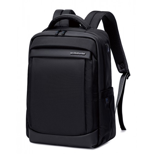 ARCTIC HUNTER τσάντα πλάτης B00478 με θήκη laptop 15.6, 18L, μαύρη