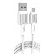 POWERTECH καλώδιο USB σε USB-C eco PTR-0111, 12W 2.4A, 1m, λευκό