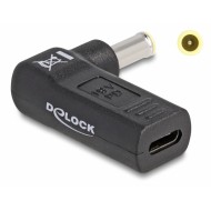 DELOCK αντάπτορας τροφοδοσίας 60013 USB-C σε Samsung 5.5x3mm, 90°, μαύρο