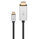 GOOBAY καλώδιο USB-C σε HDMI 60174, HDR, 8K, 4K/120Hz, 2m, μαύρο