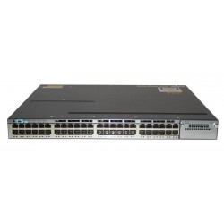 CISCO used Switch Catalyst WS-C3750X-48PF-S, 48x 10/100/1000 PoE+ Ports