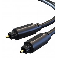 CABLETIME καλώδιο Toslink CT-AV380, gold plated, OD 4.0mm, 3m, μαύρο