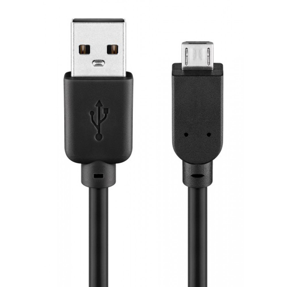 GOOBAY καλώδιο USB 2.0 σε Micro USB 93181, 1.8m, μαύρο