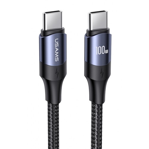 USAMS καλώδιο USB-C US-SJ526, 100W/5A, PD, 3m, μαύρο