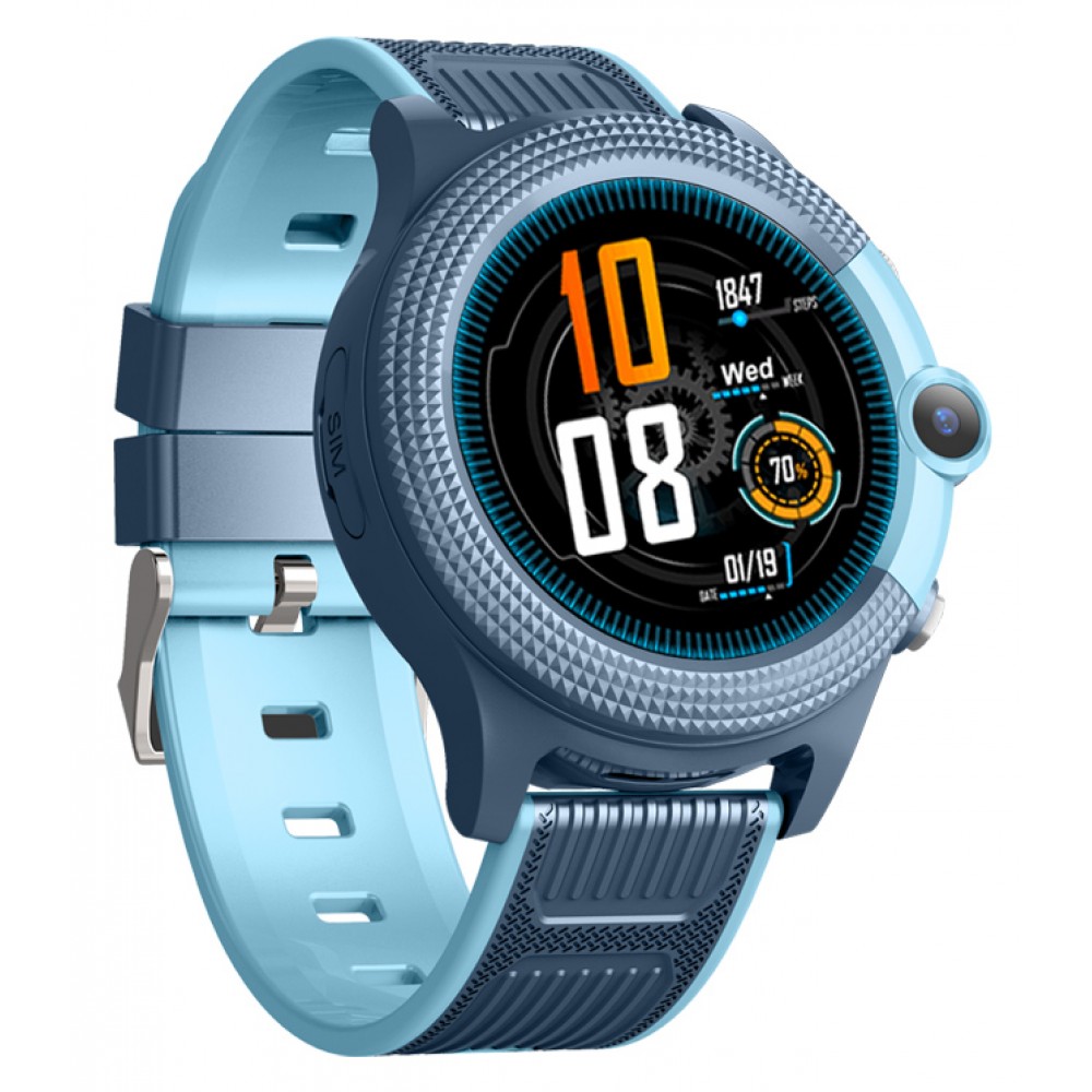 INTIME GPS smartwatch για παιδιά IT-052, 1.28, camera, 4G, IPX7, μπλε