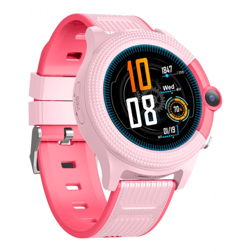 INTIME GPS smartwatch για παιδιά IT-053, 1.28, camera, 4G, IPX7, ροζ