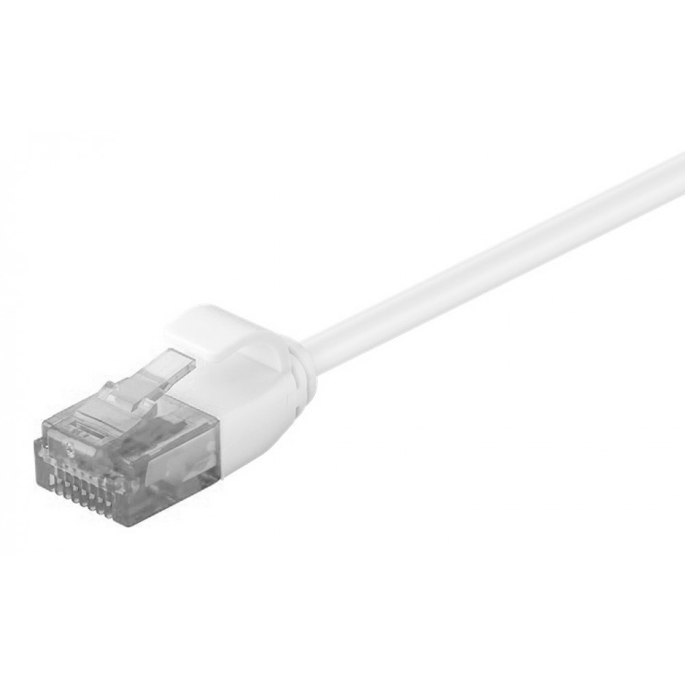 POWERTECH καλώδιο δικτύου CAB-N313, Cat 6 U/UTP, slim, copper, 1m, λευκό