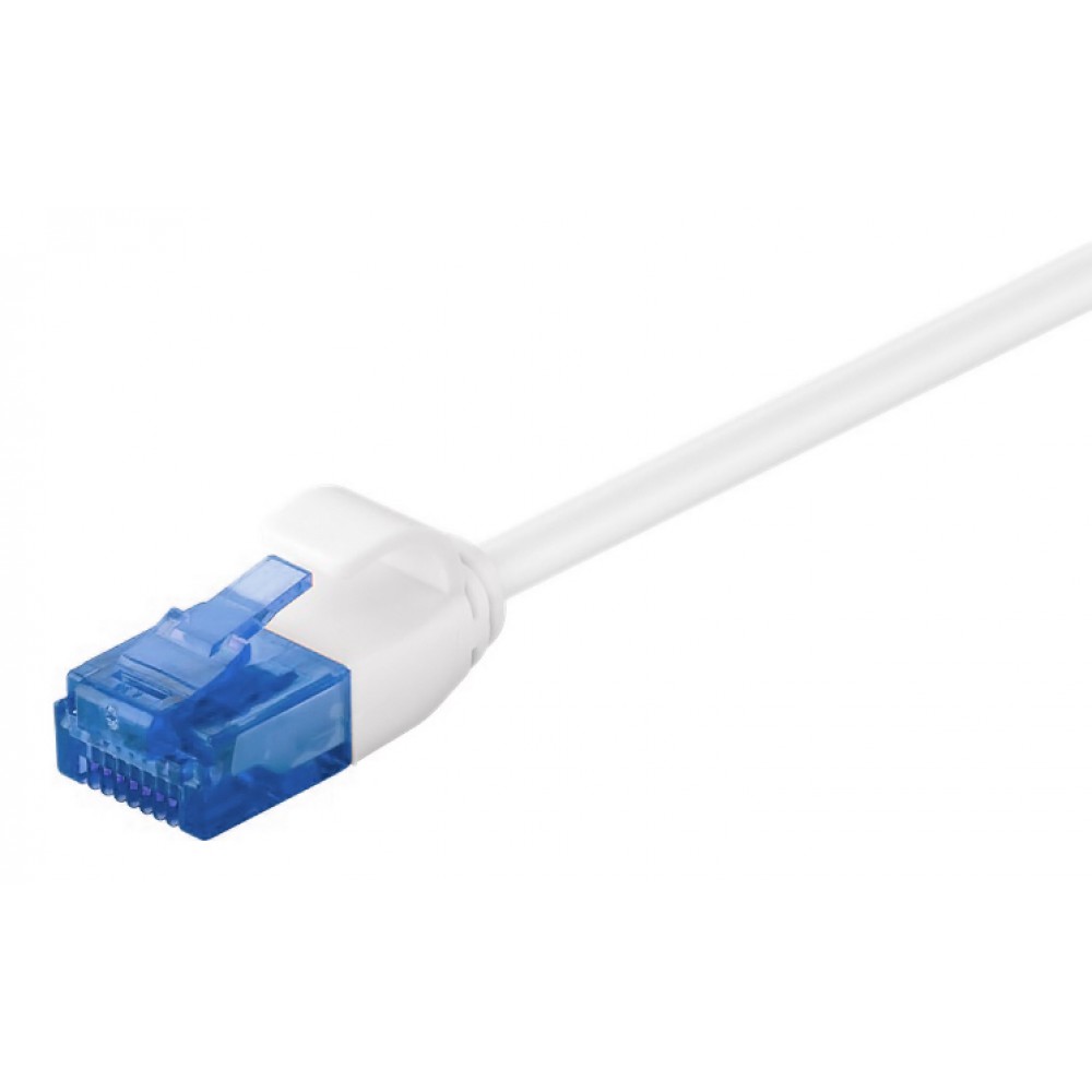 POWERTECH καλώδιο δικτύου CAB-N318, Cat 6 U/UTP, slim, copper, 1m, λευκό