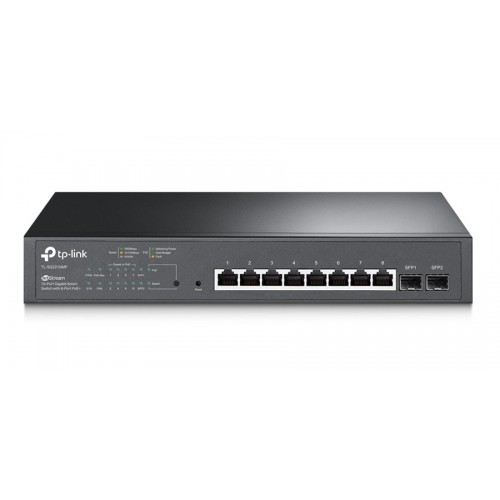 TP-LINK JetStream switch TL-SG2210MP, 10-Port Gigabit, 8x PoE+, Ver. 4.0