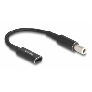 DELOCK καλώδιο τροφοδοσίας 60037, USB-C σε Dell 7.4x5.0mm, 15cm, μαύρο