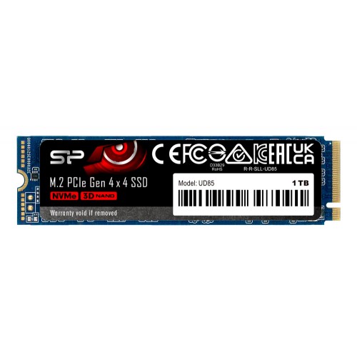 SILICON POWER SSD PCIe Gen4x4 M.2 2280 UD85, 1TB, 3.600-2.800MB/s