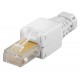 GOOBAY βύσμα RJ45 CAT 5e UTP 68859, tool-free, λευκό