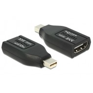 DELOCK αντάπτορας mini DisplayPort σε HDMI 65552, 1080p, μαύρος