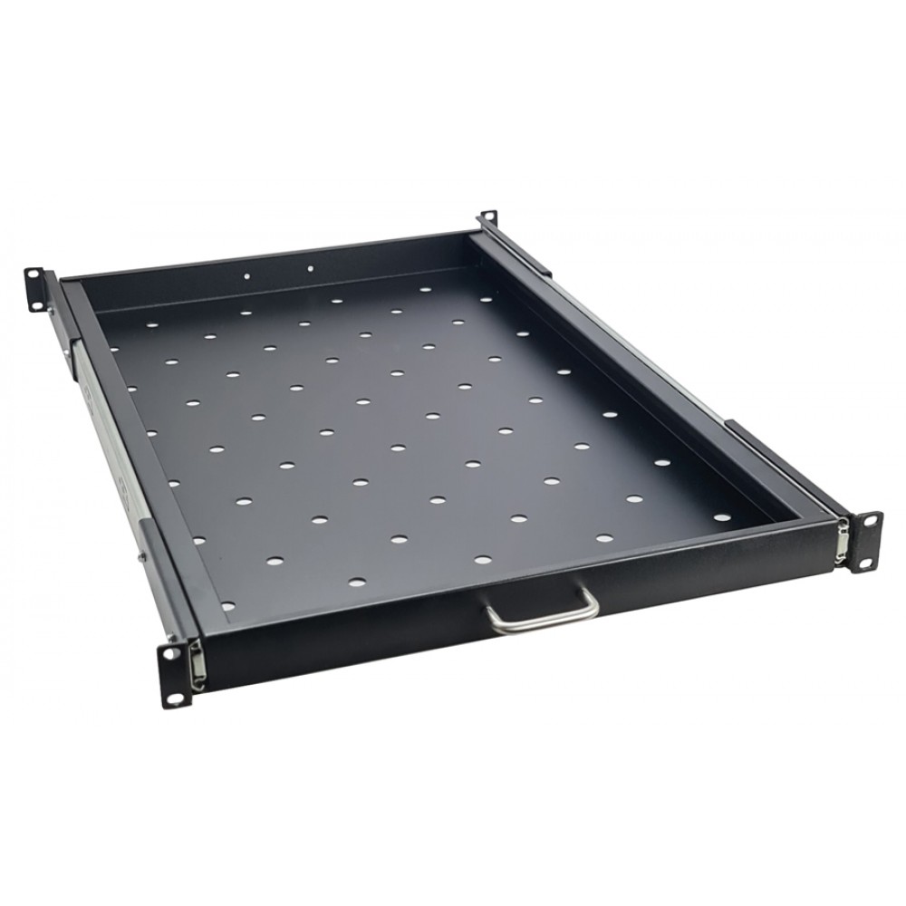 POWERTECH πτυσσόμενο ράφι 19 NETW-0020, για rack βάθους 1000mm, μαύρο