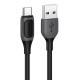 USAMS καλώδιο USB-C σε USB US-SJ596, 15W, 1m, μαύρο