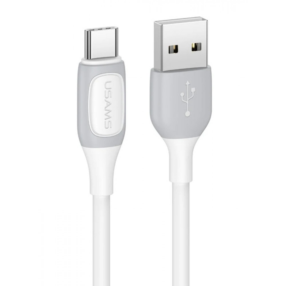 USAMS καλώδιο USB-C σε USB US-SJ596, 15W, 1m, λευκό