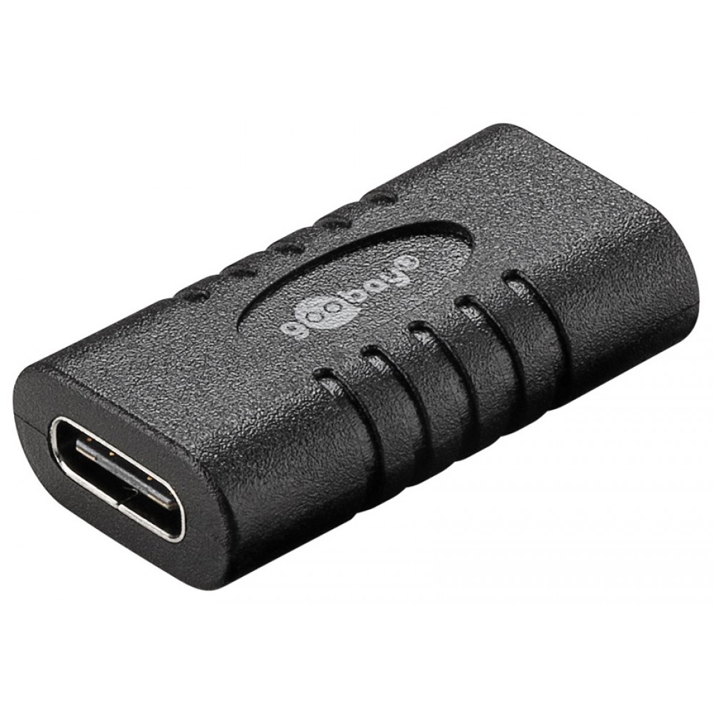 GOOBAY αντάπτορας USB-C 45401, θηλυκό σε θηλυκό, 5Gbit/s, 60W, μαύρος