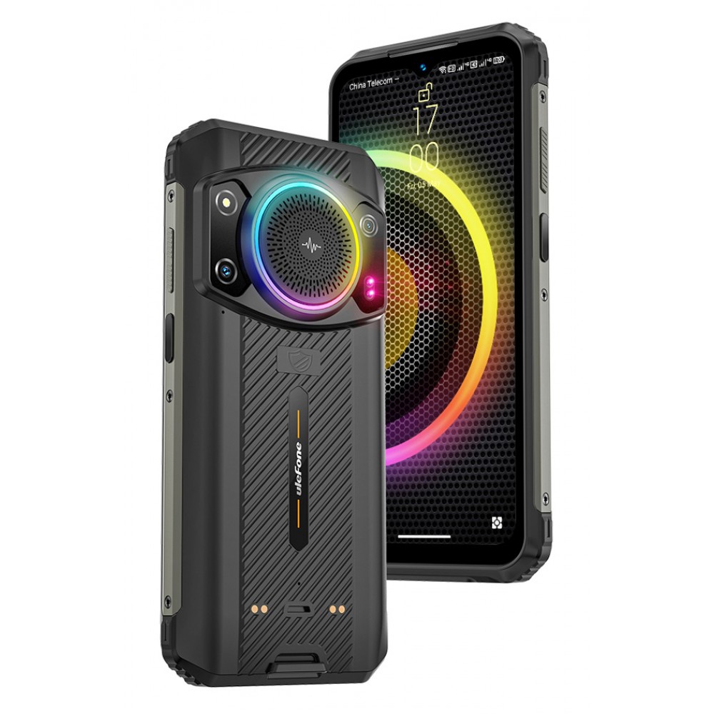 ULEFONE smartphone Armor 21 με ηχείο 3.5W, 6.58, 8/256GB, 9600mAh, IP68/IP69K, μαύρο