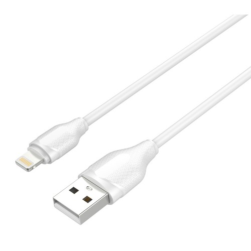 LDNIO καλώδιο Lightning σε USB LS372, 10.5W, 2m, λευκό